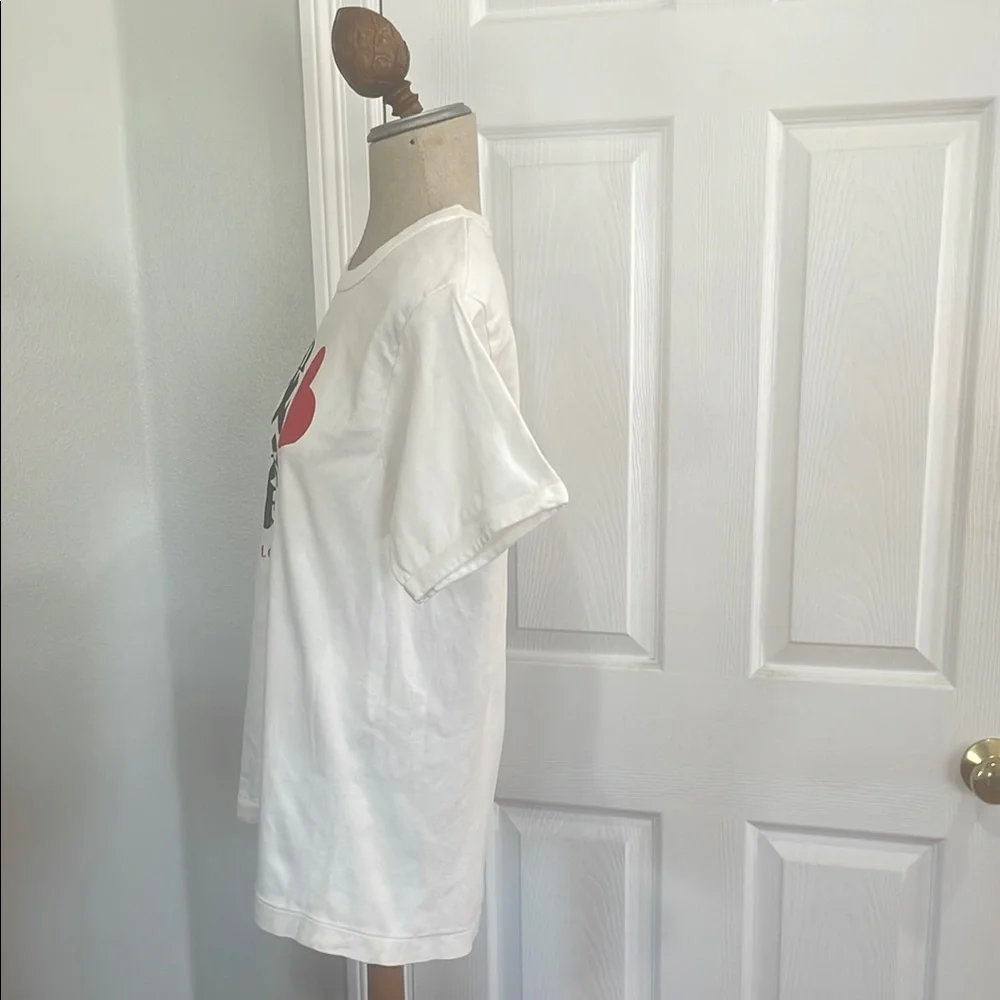 Vintage 1980s I Love Hong Kong single stitch white short sleeve T-Shirt adult L - Picture 4 of 12